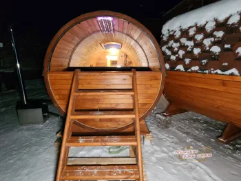 Баня - Бочка Дуэт 8000 Стандарт Сосна