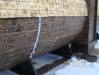Баня Бочка Дуэт Wood 6000 Стандарт Аква - Бани-бочки - Миасские бани и сауны