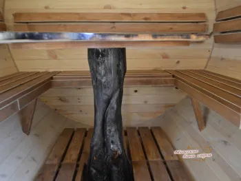 Баня Бочка Дуэт Wood 6000 Стандарт Аква - Бани-бочки - Миасские бани и сауны