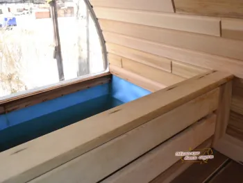 Баня Бочка Дуэт Wood 6000 Стандарт Аква - Бани-бочки - Миасские бани и сауны