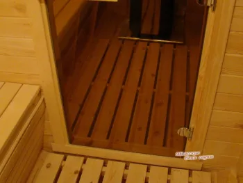 Баня Бочка Дуэт Wood 4000 Стандарт - Орех - Бани-бочки - Миасские бани и сауны