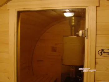 Баня Бочка Дуэт Wood 4000 Стандарт - Орех - Бани-бочки - Миасские бани и сауны