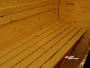 Баня Бочка Дуэт Wood 4000 Стандарт - Орех - Бани-бочки - Миасские бани и сауны