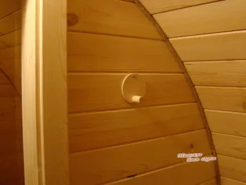 Баня Бочка Дуэт Wood 4000 Стандарт - Орех - Бани-бочки - Миасские бани и сауны