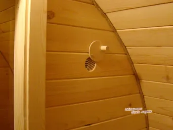 Баня Бочка Дуэт Wood 4000 Стандарт - Орех - Бани-бочки - Миасские бани и сауны