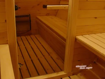 Баня Бочка Дуэт Wood 4000 Стандарт - Орех - Бани-бочки - Миасские бани и сауны