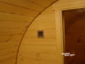 Баня Бочка Дуэт Wood 4000 Стандарт - Орех - Бани-бочки - Миасские бани и сауны