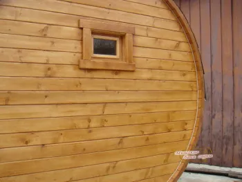 Баня Бочка Трио Wood 6000 Элит - Тик, Кедр - Бани-бочки - Миасские бани и сауны