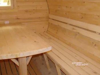 Баня Бочка Трио Wood 6000 Элит - Тик, Кедр - Бани-бочки - Миасские бани и сауны