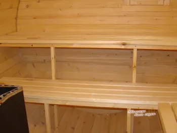 Баня Бочка Трио Wood 6000 Элит - Тик, Кедр - Бани-бочки - Миасские бани и сауны