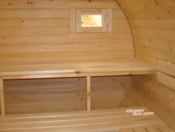 Баня Бочка Трио Wood 6000 Элит - Тик, Кедр - Бани-бочки - Миасские бани и сауны