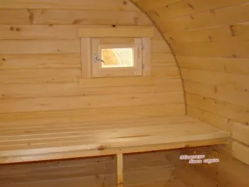 Баня Бочка Трио Wood 6000 Элит - Тик, Кедр - Бани-бочки - Миасские бани и сауны
