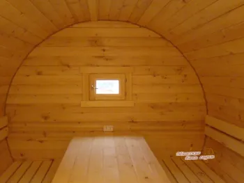 Баня Бочка Трио Wood 6000 Элит - Тик, Кедр - Бани-бочки - Миасские бани и сауны