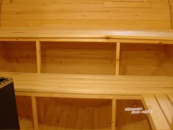 Баня Бочка Трио Wood 6000 Элит - Тик, Кедр - Бани-бочки - Миасские бани и сауны