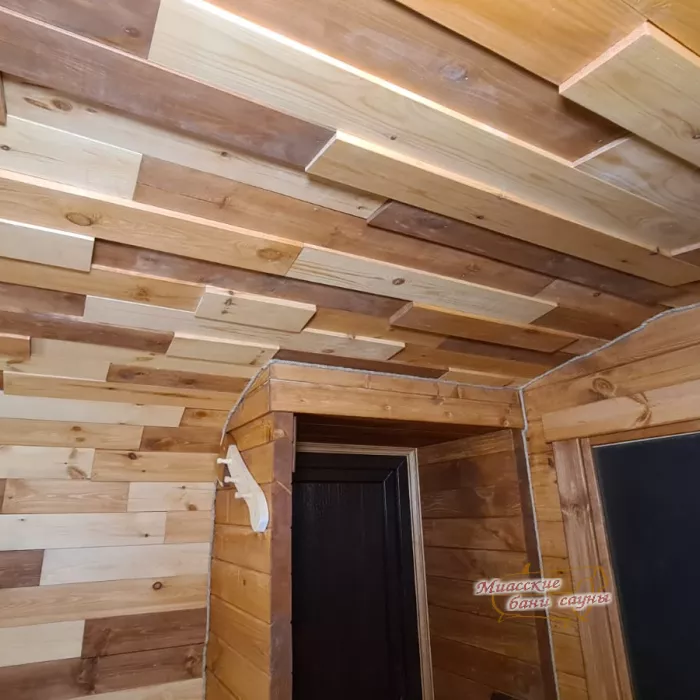Свод 3D паркет - Бани-бочки - Миасские бани и сауны