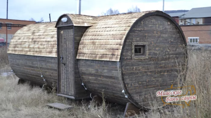 Баня Бочка Трио Wood 6000 Элит - Бани-бочки - Миасские бани и сауны
