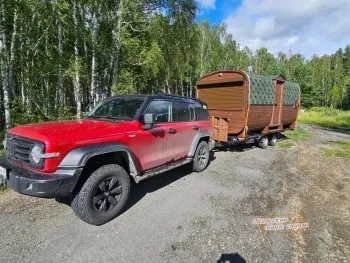 Баня-Квадро Дуэт 5000 Стандарт Сосна